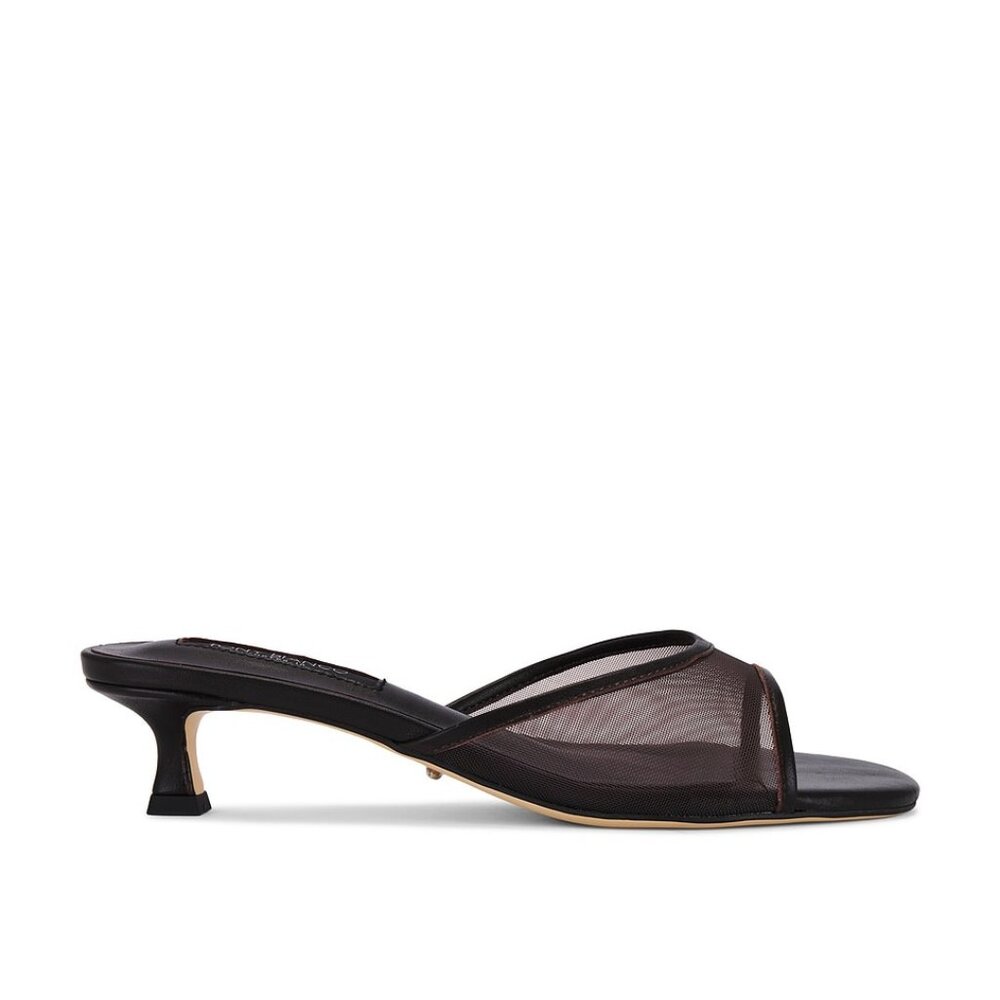 Tony Bianco Black Mesh Heels